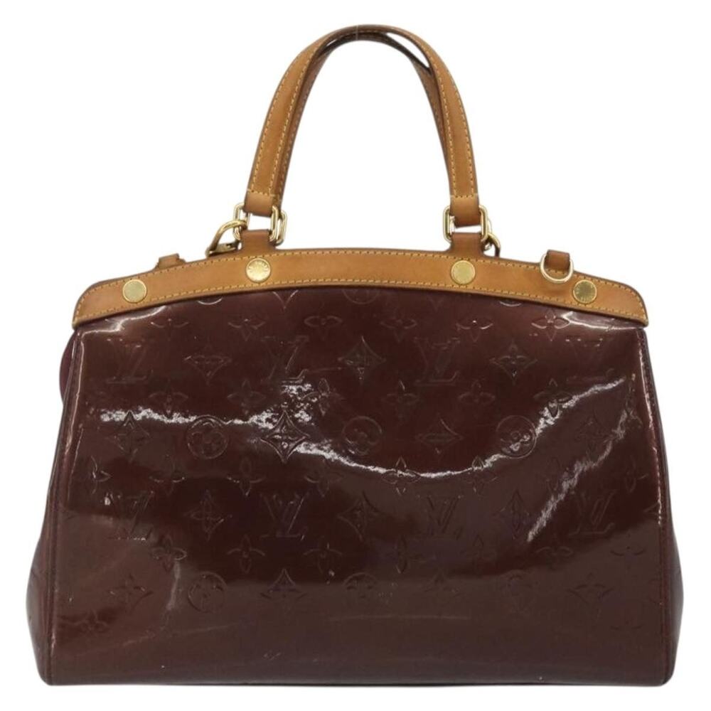 Louis Vuitton Monogram Vernis Blair MM Handbag Red